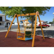 Wheelchair Swing Frame Commercial Playground Equipment For